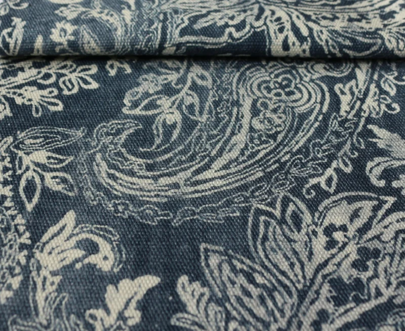 Bio Paisley - indigo