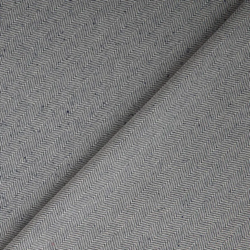 Recycelt Fischgrat - tiefblau