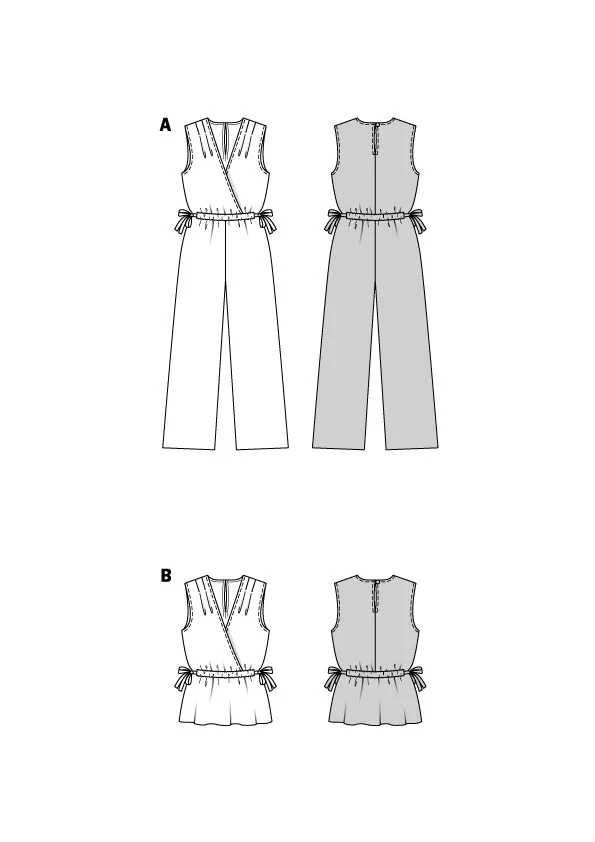5914 Overall&Bluse