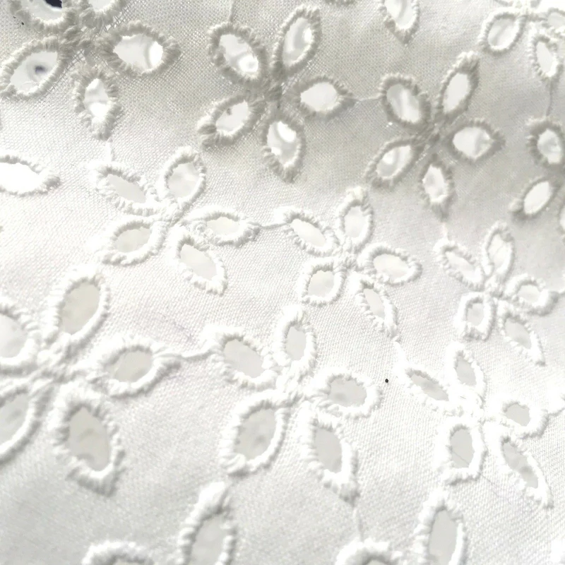 Broderie Anglaise cotton eyelet lace Fabric 55" Wide M992