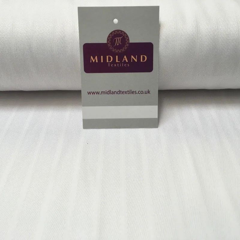 White Cardinal Self Print Jacquard Fabric ideal for Church Gowns 58" Wide MK989