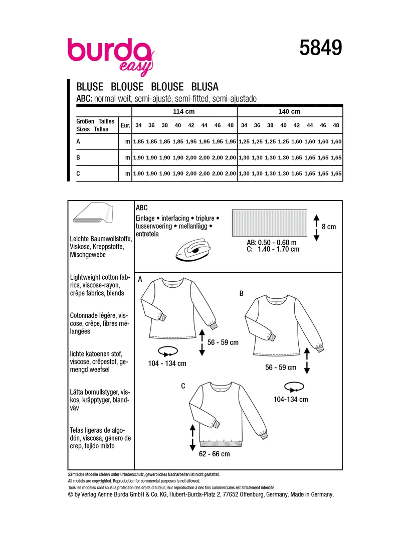 5849 Bluse