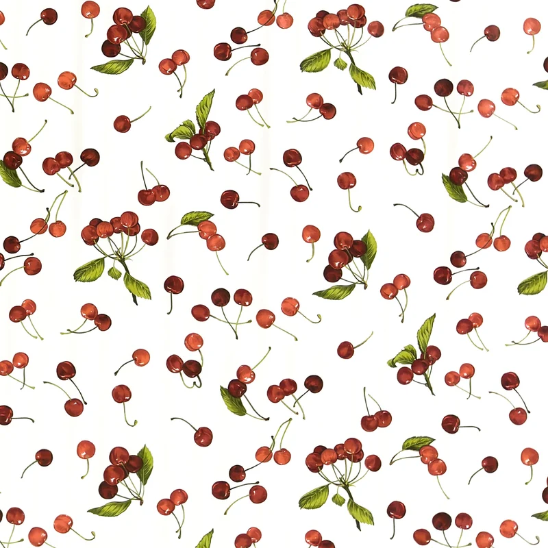 Wachstuch Tischdecke K150178 Kirschen Früchte Sommer eckig rund oval Meterware