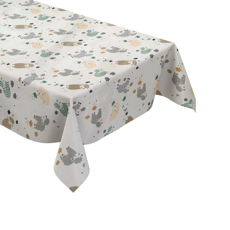Wachstuch Tischdecke 36965 Schafe Bauernhof Kindermotiv Sheep eckig rund oval