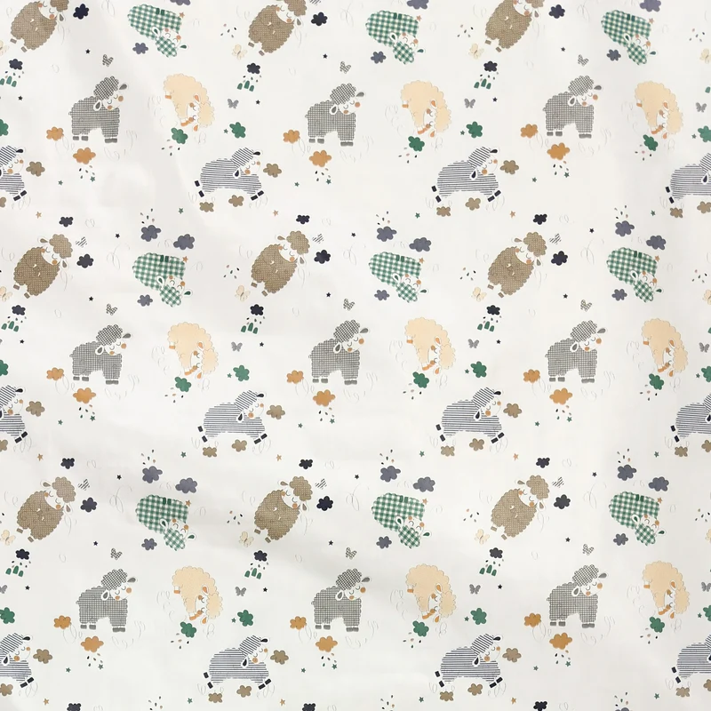 Wachstuch Tischdecke 36965 Schafe Bauernhof Kindermotiv Sheep eckig rund oval