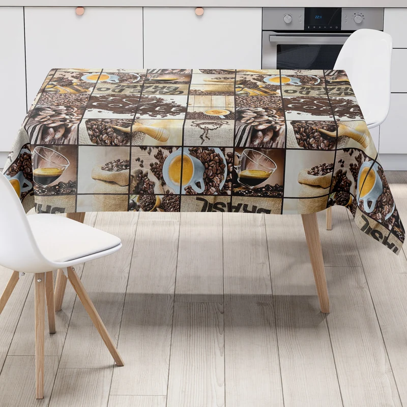Wachstuch Tischdecke C147260 Coffee Cafe de Brasil eckig rund oval