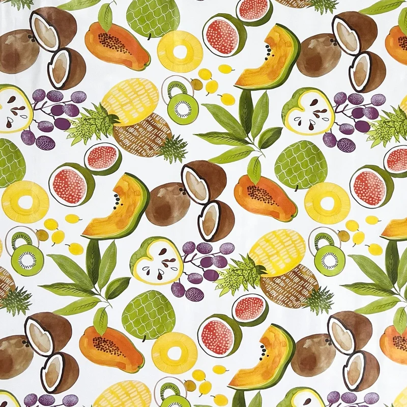 Wachstuch Tischdecke C141841 tropical Früchte Obst Sommer eckig rund oval
