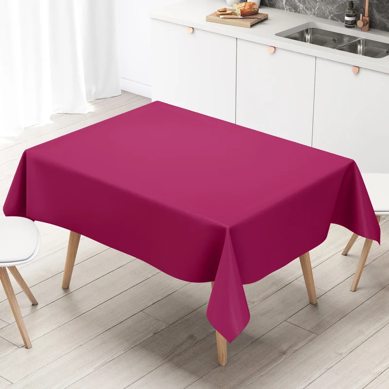 Wachstuch Tischdecke uni 222 einfarbig pink eckig rund oval
