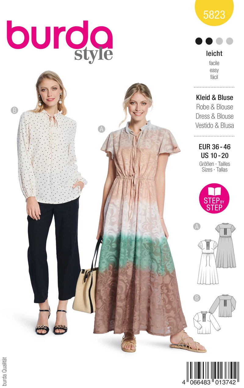 5823 Kleid & Bluse