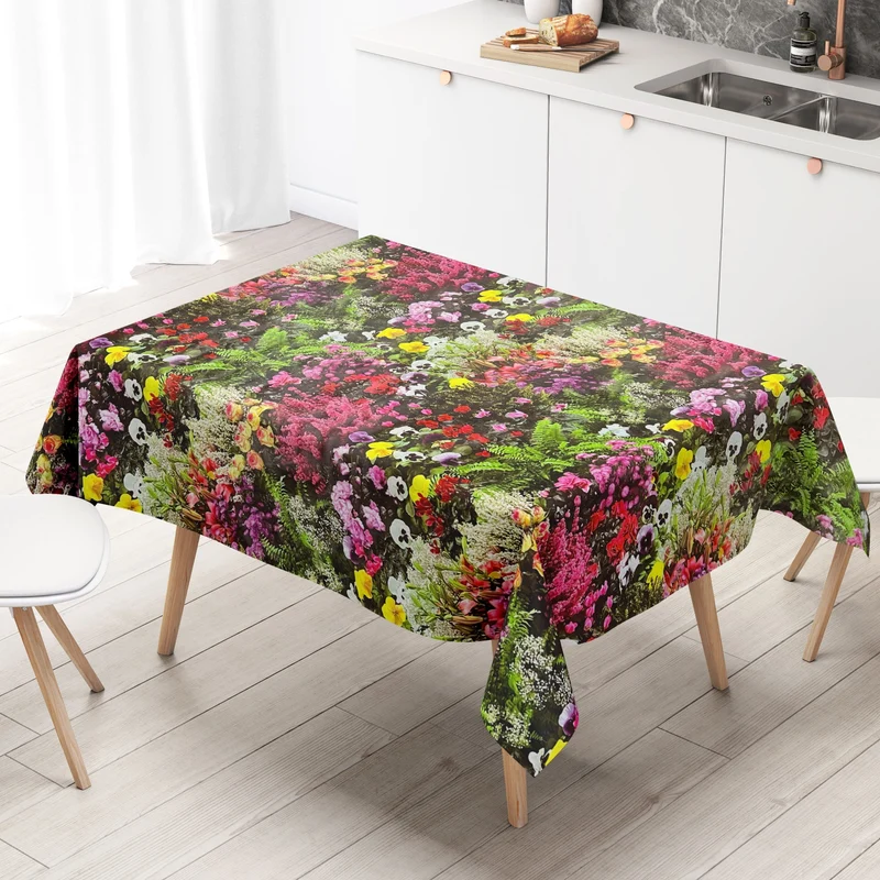 Wachstuchrolle Meterware Rollenware W270 Blumenwiese Sommer Blumen