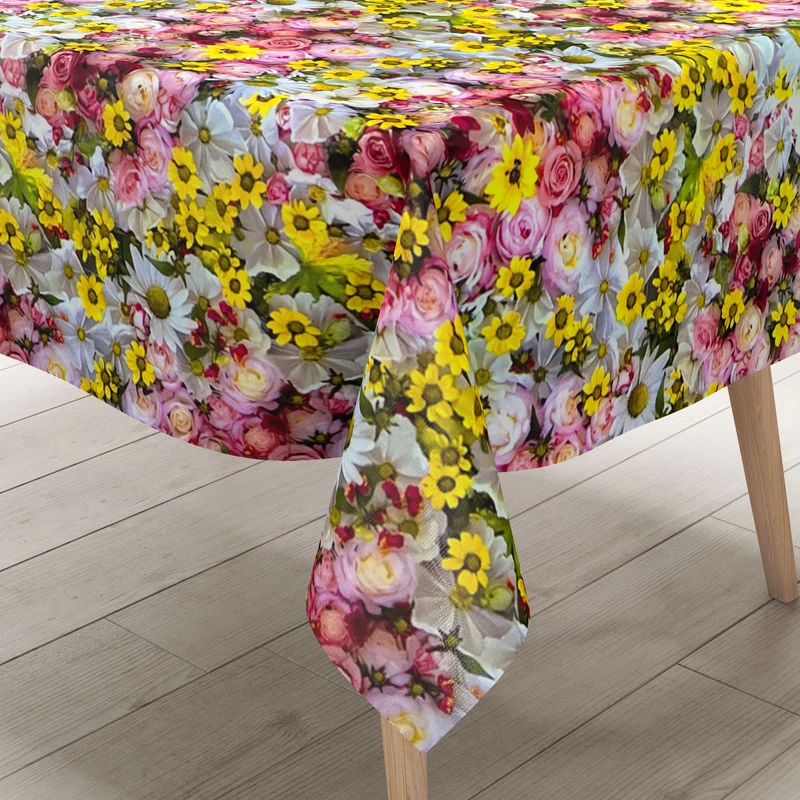 Wachstuchrolle Meterware Rollenware E190 Rosen Blüten