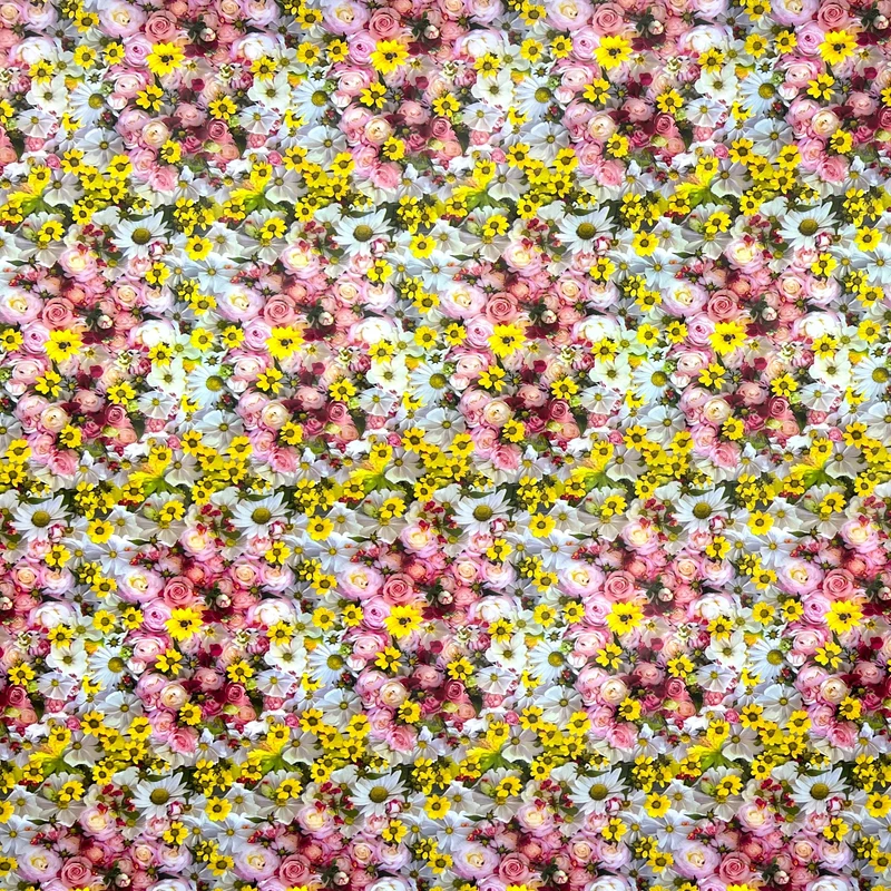 Wachstuchrolle Meterware Rollenware E190 Rosen Blüten