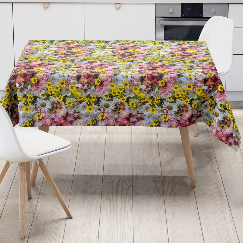 Wachstuchrolle Meterware Rollenware E190 Rosen Blüten