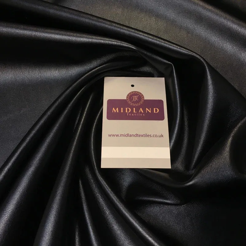 Shiny Metallic 2-Way Stretch Leatherette Dress Fabric, 55in Wide, MK956
