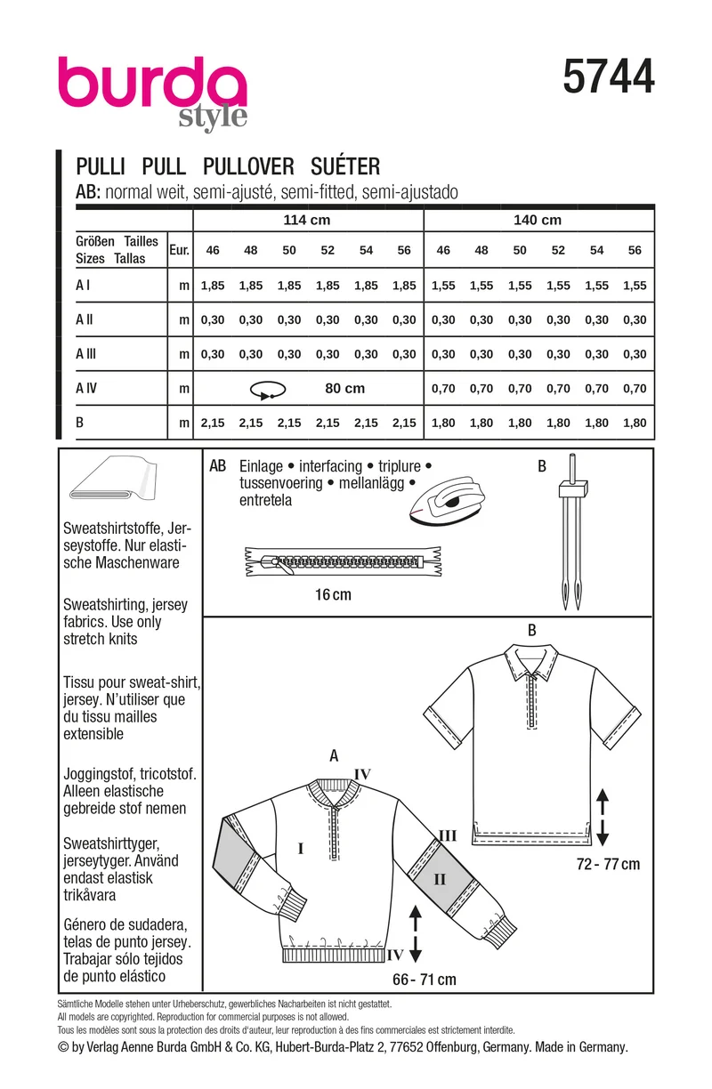 5744 Sweatshirt & Shirt