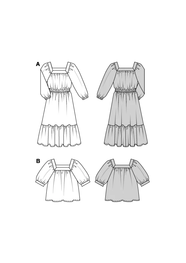5741 bluse & kleid