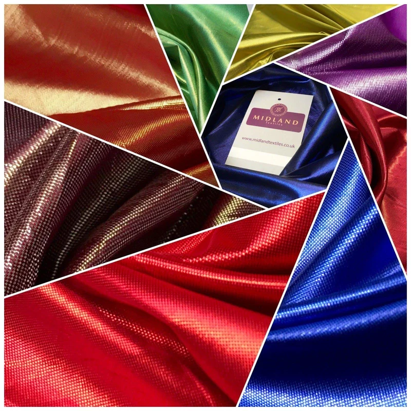 Paper Textured Metallic Lame Craft Fabric 39" Wide MK922 Mtex