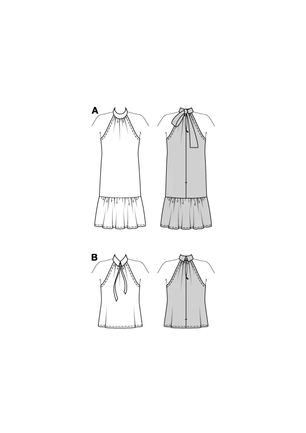 5737 kleid & top