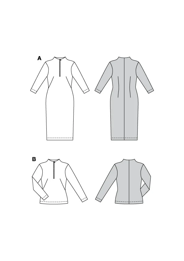 5792 Kleid & Shirt