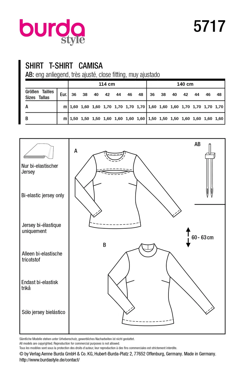 5717 - Langarmshirts