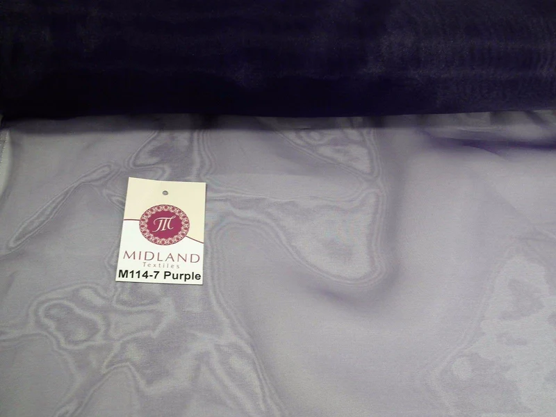 Organza Sheer Fabric Wedding Chair Sash Bows Table Runner 58" M114 Mtex