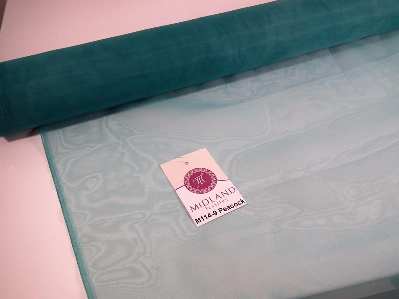 Organza Sheer Fabric Wedding Chair Sash Bows Table Runner 58" M114 Mtex