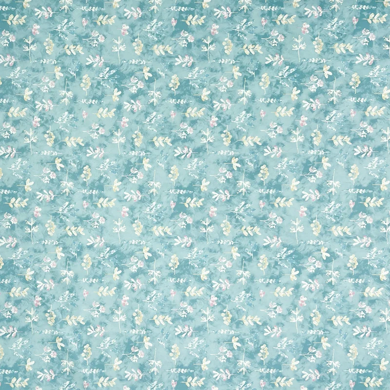 Wachstuch Tischdecke geprägt P1156-1 Herbst Blätter Laub blau Meterware eckig rund oval