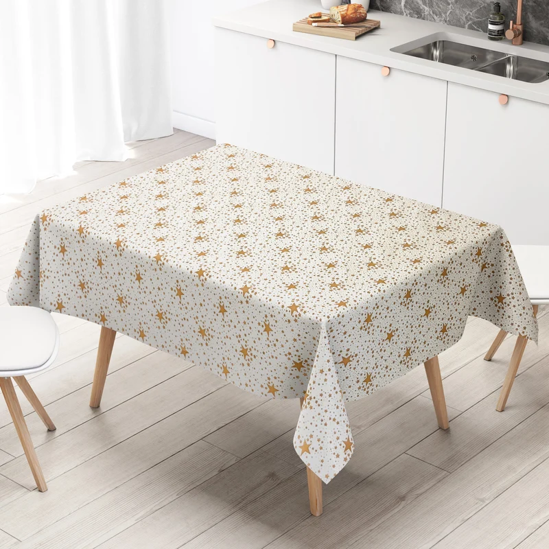 Wachstuch Tischdecke P226-5 Sterne bronze Weihnachten Advent eckig rund oval