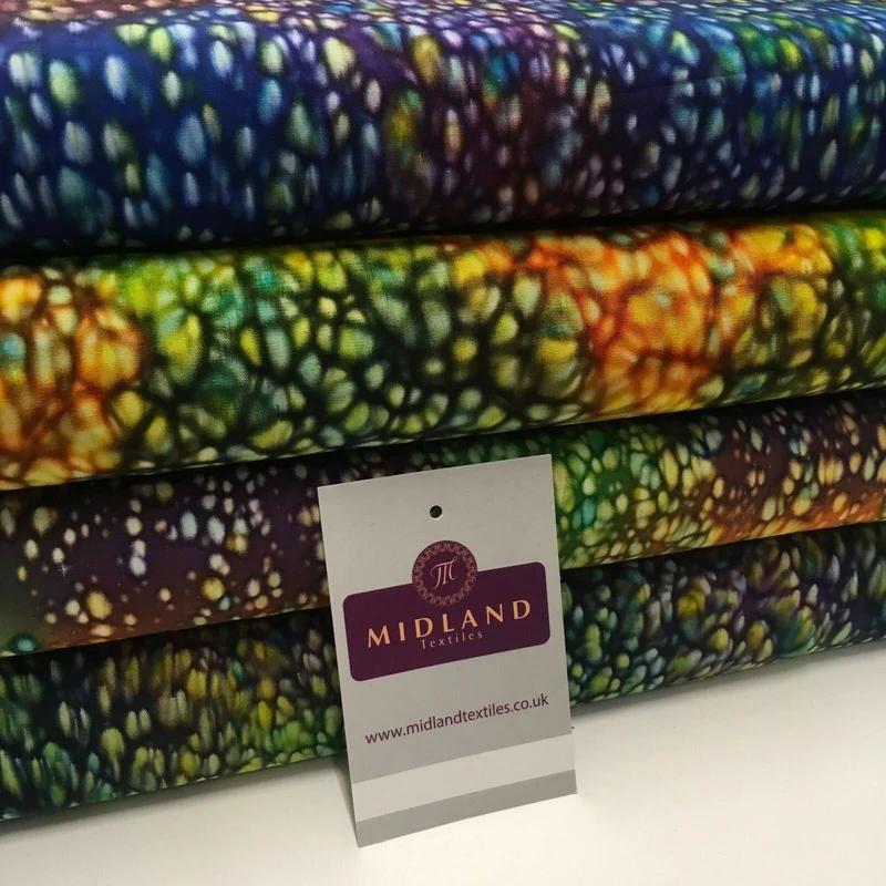 Bali Batik Leaf Dew Drops 100% Cotton Patchwork fabric 44" Wide MK907