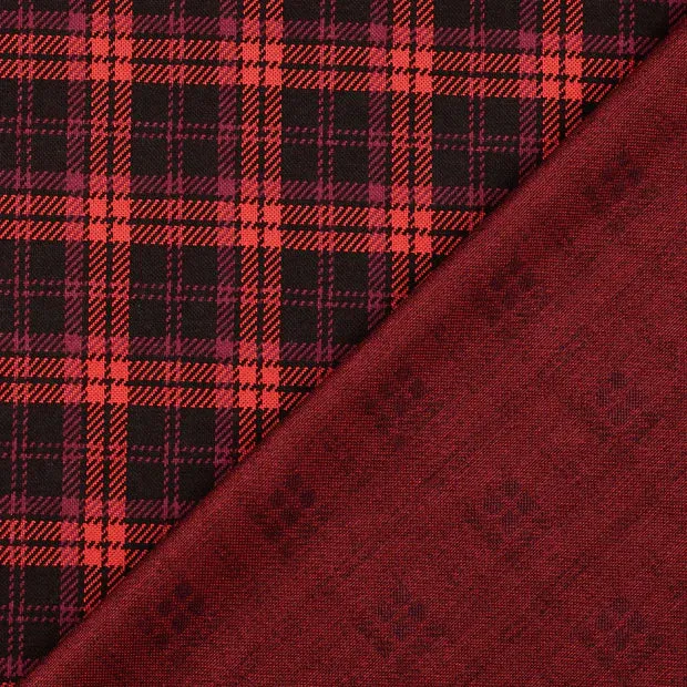 Jacquard Jersey - Karo - 10 cm