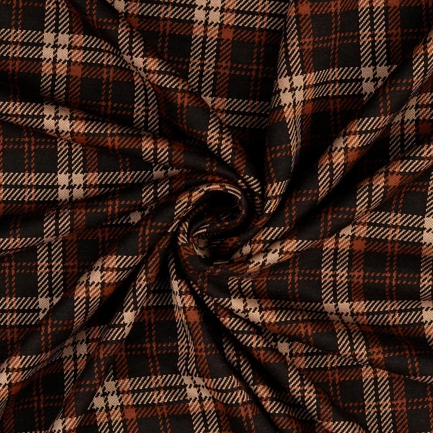 Jacquard Jersey - Karo - 10 cm