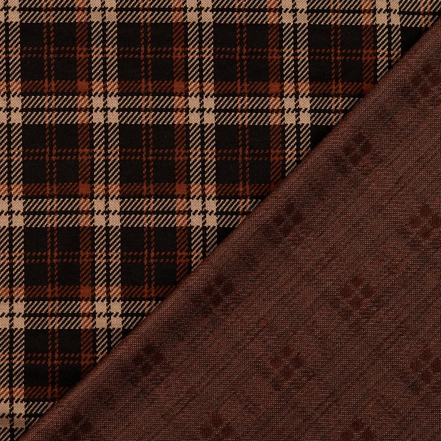 Jacquard Jersey - Karo - 10 cm