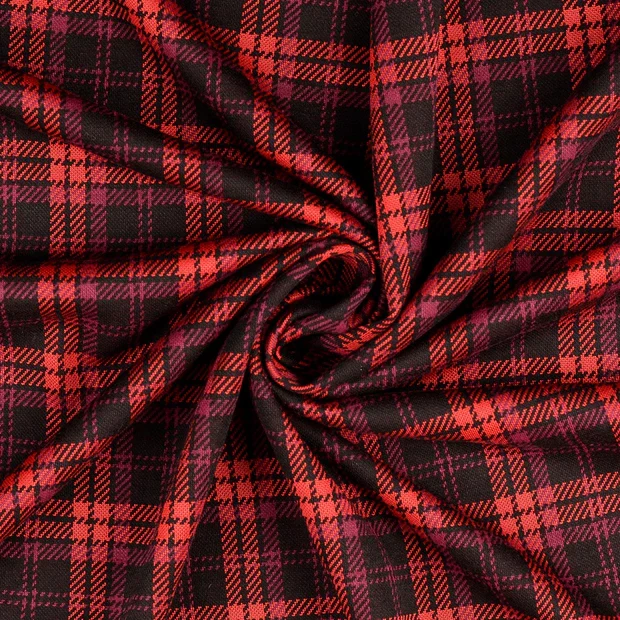 Jacquard Jersey - Karo - 10 cm