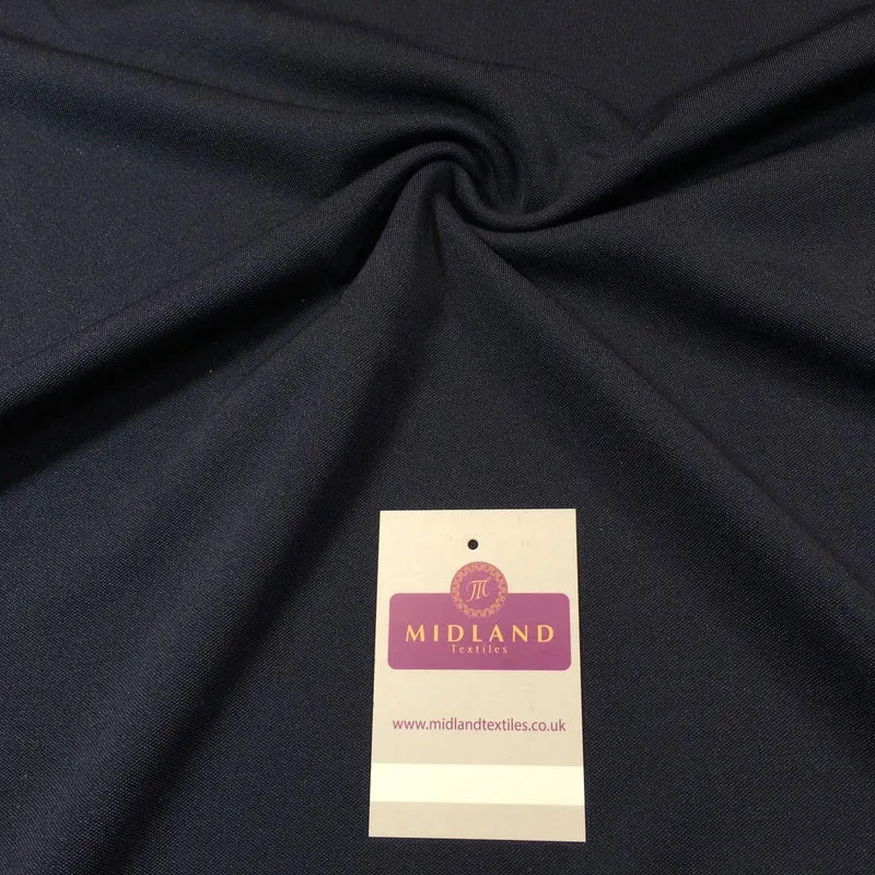 Navy Blue plain dress fabric 58" M720-53 Mtex