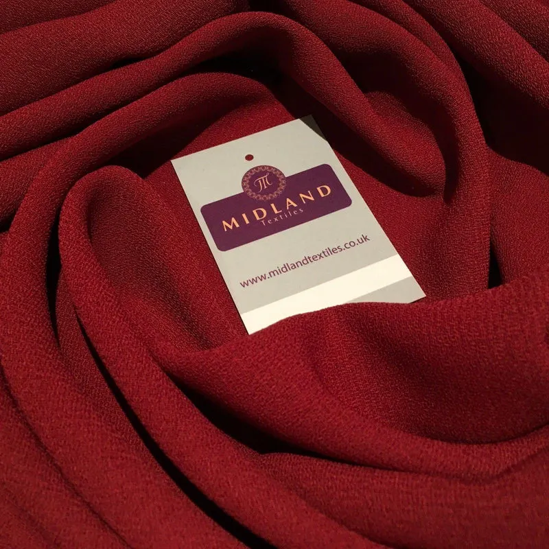 Plain Coarse woven Moss Crepe Georgette Fabric 44" MJ795 Mtex