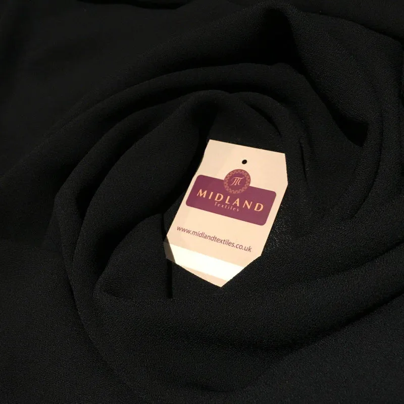 Plain Coarse woven Moss Crepe Georgette Fabric 44" MJ795 Mtex