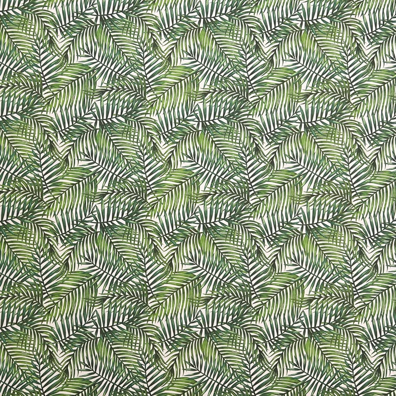 Jacquard Tischdecke aus beschichteter Baumwolle mit Fleckenschutz TAHITI Dschungel Palmen eckig rund oval