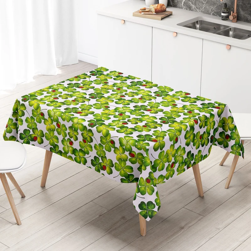 Wachstuchrolle Meterware Rollenware B3907-01 Kleeblätter Marienkäfer Klee
