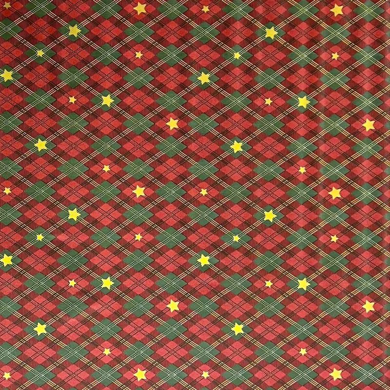 Wachstuch Tischdecke geprägt P1202-1 Weihnachten Advent Raute Kariert rot grün Meterware eckig rund oval