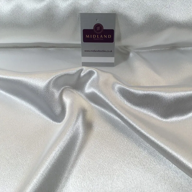 Luxury Silky Crepe Back Satin- Dress Wedding Prom Bridal 45" M686 Mtex