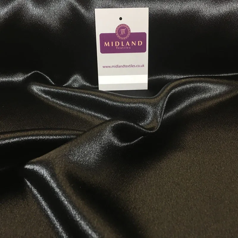 Luxury Silky Crepe Back Satin- Dress Wedding Prom Bridal 45" M686 Mtex