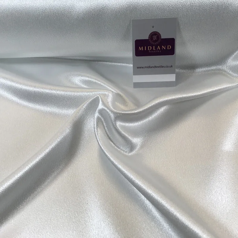 Luxury Silky Crepe Back Satin- Dress Wedding Prom Bridal 45" M686 Mtex