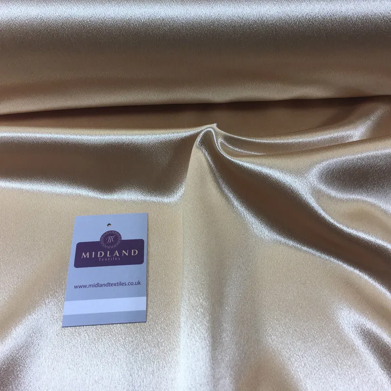 Luxury Silky Crepe Back Satin- Dress Wedding Prom Bridal 45" M686 Mtex