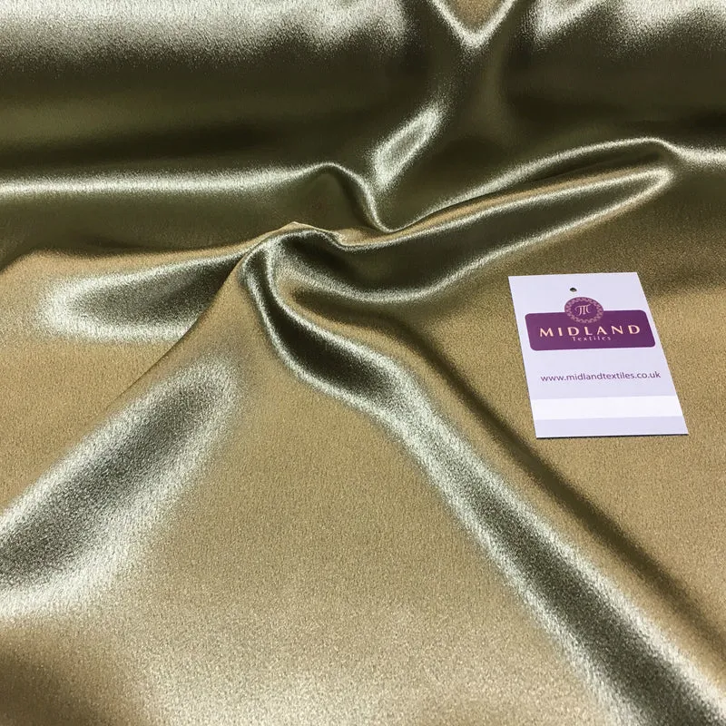 Luxury Silky Crepe Back Satin- Dress Wedding Prom Bridal 45" M686 Mtex