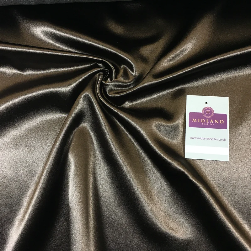 Luxury Silky Crepe Back Satin- Dress Wedding Prom Bridal 45" M686 Mtex