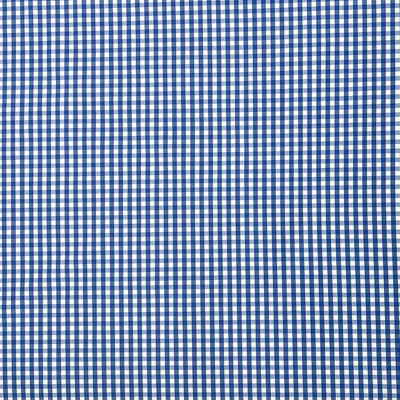 Jacquard Tischdecke aus beschichteter Baumwolle mit Fleckenschutz MENORCA-C602 kariert blau eckig rund oval
