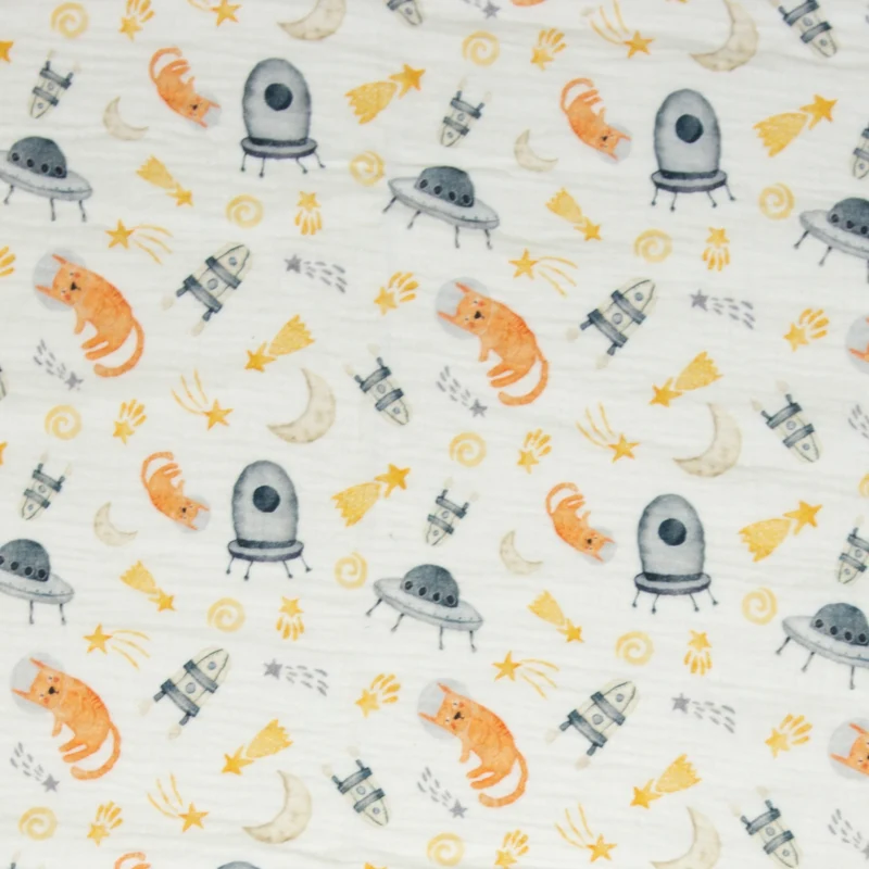 Musselin - Astronauten Katze - 10 cm