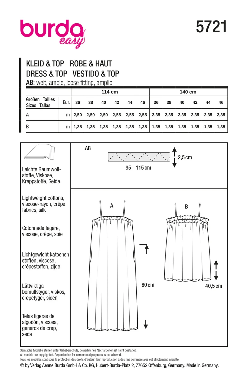 5721 kleid & top