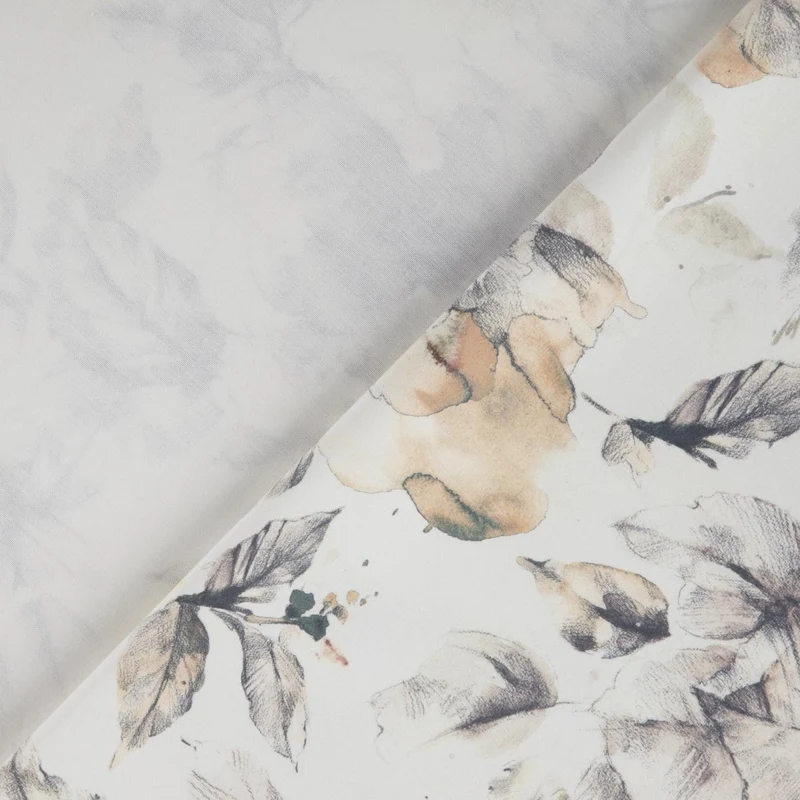 Bio Satin Flower - yellow 280 cm