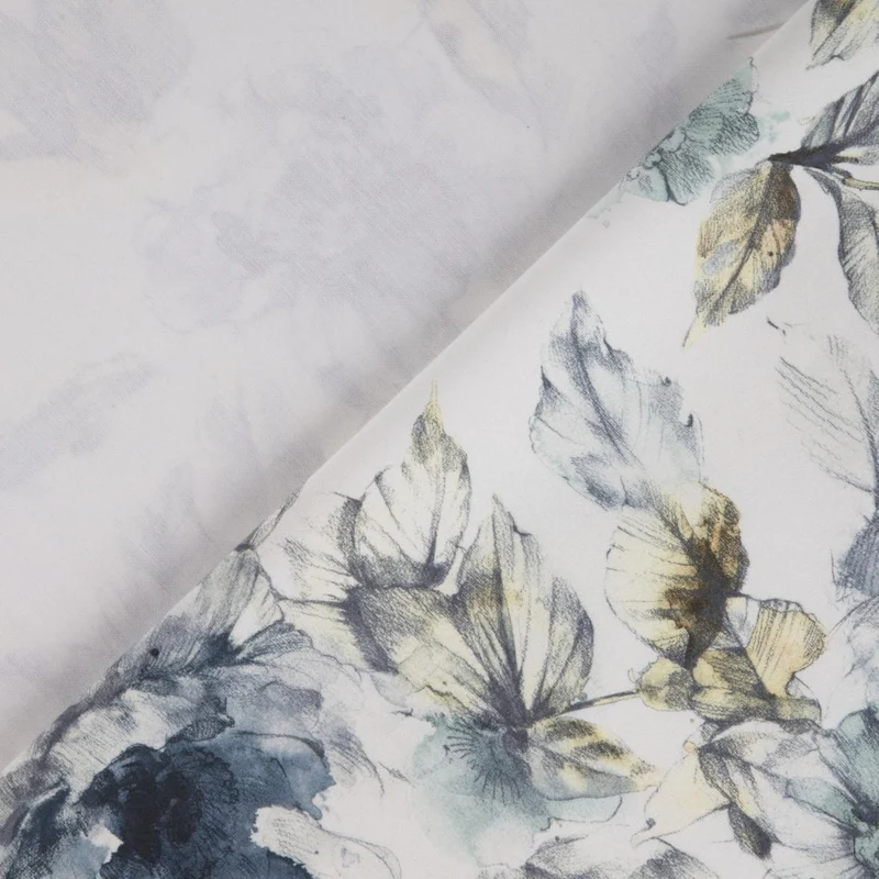 Bio Satin Flower - dark grey 280 cm